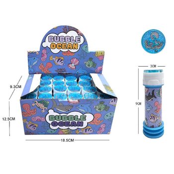 BULLBLES DE SAVON SEA LIFE, 25ML EN PR&Eacute;SENTOIR (24 pcs)