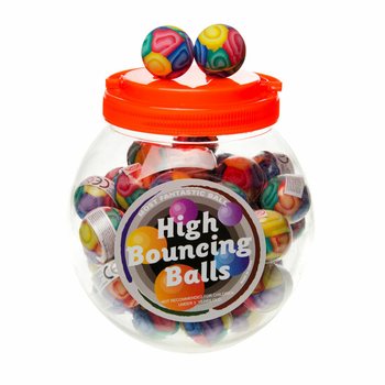 BALLES REBONDISSANTES Ø 3.6 Cm EN POT (48 pcs)