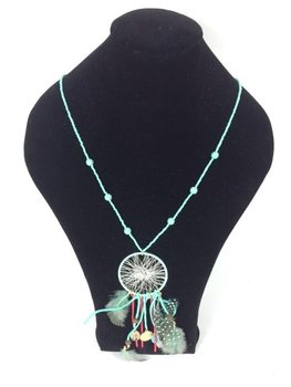Collier Style Ibiza Attrape-Rêves Menthe (1 pc)