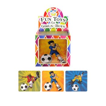 PUZZLE – FOOTBALLEURS, 13 x 12 cm EN PRÉSENTOIR (108 pcs)