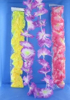 COLLIERS DE FLEURS HAWAIENS (12 pcs)