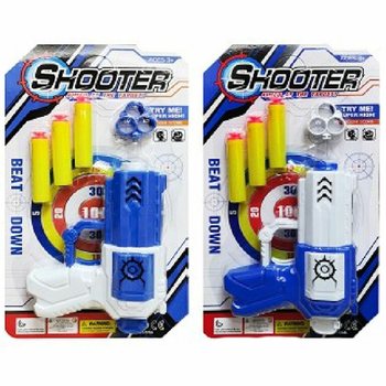Pistolet Lanceur avec 3 Ventouses sur Carte (6 pcs.)
