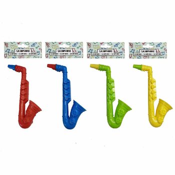 SAXOPHONE - 16 CM DE HAUT - COULEURS MIXTES (12 pcs)