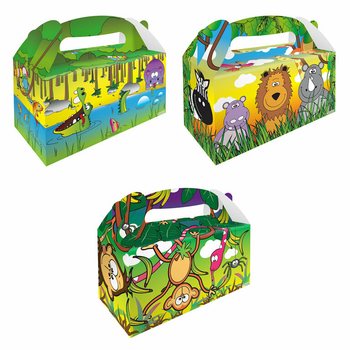 BOÎTE MENU – JUNGLE – 22.5 x 9.5 x 18 cm (12 pcs)