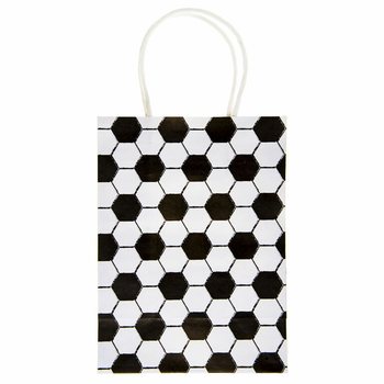 Sacs Cadeaux en Papier Football 16x9x22 cm (12 pi&egrave;ces)