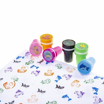 Tampons Animaux Marins - Pr&eacute;sentoir de 60 Pi&egrave;ces