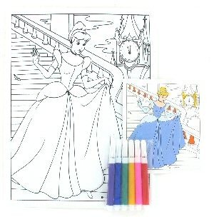 Tableaux à colorier avec feutres (Lot de 12)