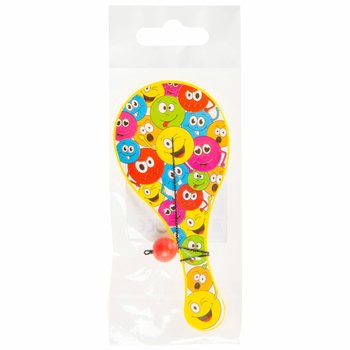 JEU DE RAQUETTE &Agrave; &Eacute;LASTIQUE - BALLE SMILEY - MOD&Egrave;LE : SMILEY (48 pcs)