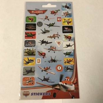 PLANCHE DE STICKERS : DISNEY PLANES, Dim. 20 x 10 cm (10 pcs)