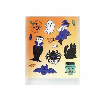 AUTOCOLLANTS FUN - MOD&Egrave;LE : HALLOWEEN (120 pcs)