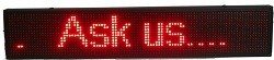 Panneau Lumineux D&eacute;filant LED Voiture 12V - &Eacute;cran Publicitaire