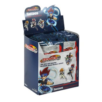 Autocollants Tatouage BEYBLADE en Pr&eacute;sentoir (100 pcs)