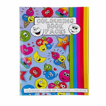 Cahier de Coloriage A4 Smiley avec Autocollants (12 Pièces)