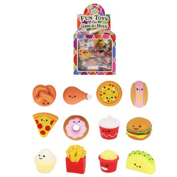 POCKET SURPRISE SQUISHY - FIGURINES FAST FOOD - EN PRÉSENTOIR (60 pcs)