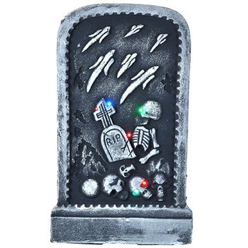 PIERRE TOMBALE DÉCORATIVE AVEC ÉCLAIRAGE (6 pcs)