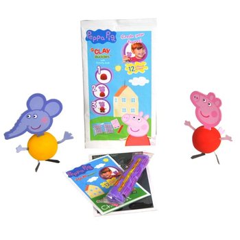 Kit de Figurines en Pâte à Modeler Peppa Pig (10 pcs)