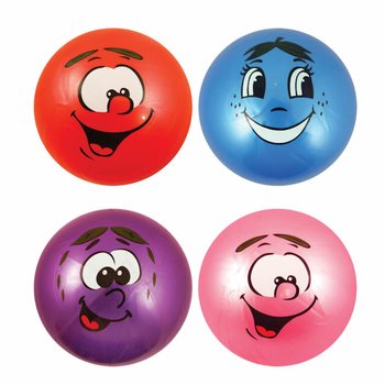 Ballon Visage Souriant Joyeux Ø 25 cm (12 pièces)
