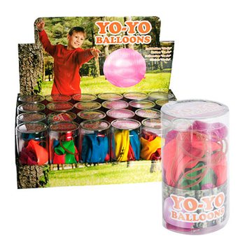 **BESTSELLER** 3 BALLONS PUNCH BALL EN TUBE (24 tubes de 3 pcs)