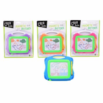 CREA KIDS - ARDOISE MAGIQUE MAGN&Eacute;TIQUE COULEUR (12 pcs.)