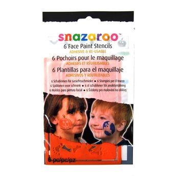 SNAZAROO - 6 Pochoirs de Grimage (12 pcs)