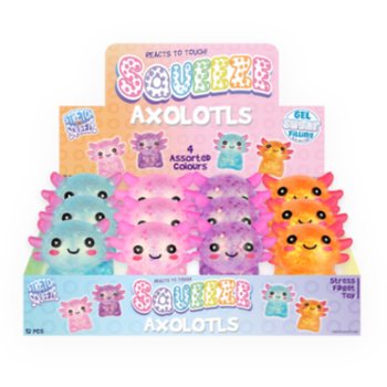 Squeeze Axolotl - avec Garniture Gel Sugar - en Pr&eacute;sentoir (12 pcs)