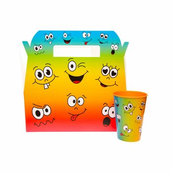 Bo&icirc;te Menu Enfant Smiley - 22,5 x 12 x 9,5 cm (24 pcs)