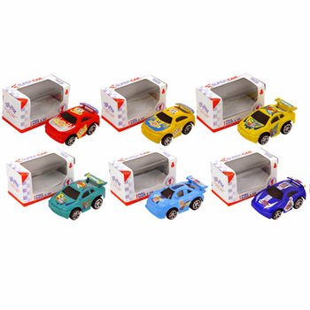 Petites voitures &agrave; friction en bo&icirc;te cadeau - Pr&eacute;sentoir (24 pcs)