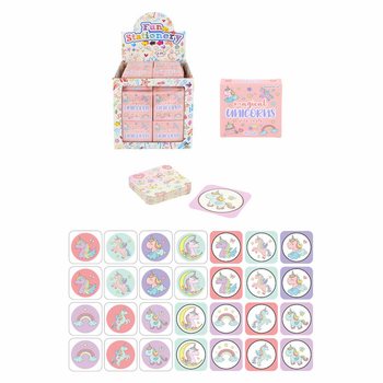 Petits Jeux de Memory - Licorne - En Présentoir (64 Pièces)