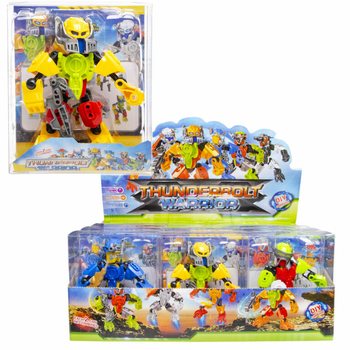 THUNDERBOLT ROBOT WARRIOR FIGURINE D'ACTION EN PRÉSENTOIR (12 pièces)