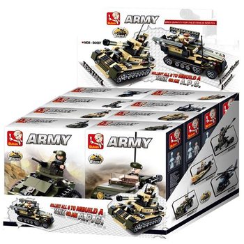 Sluban Char d'assaut de l'armée ou APC 8-en-1 M38-B0587 (1 Présentoir / 8 pièces)
