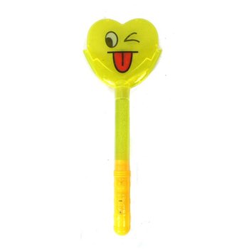 Bâton Lumineux LED avec Visage Rigolo (Lot de 12)