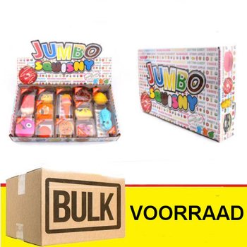 *** OFFRE EN GROS *** JUMBO SQUISHY en Pr&eacute;sentoir (288 pcs) - Tendance !