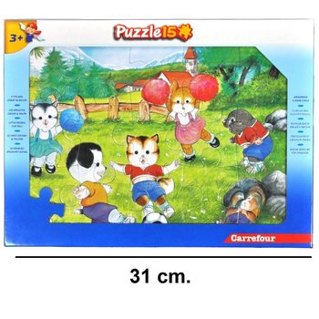 Grand Puzzle 15 Pièces - Modèle : Les Amis (12 pcs)