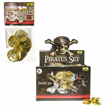 Présentoir de 48 Sachets de Pièces de Pirate
