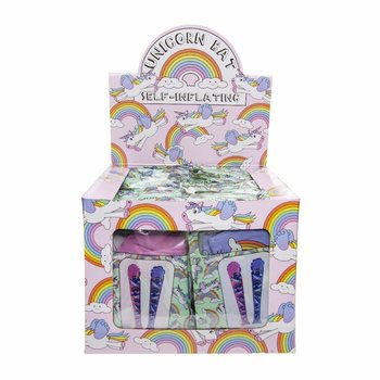 Massue Licorne Auto-Gonflable - 49x13cm - Pr&eacute;sentoir (48 pcs)