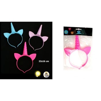 SERRE-TÊTE LICORNE LUMINEUX, PILES INCLUSES (24 pcs)