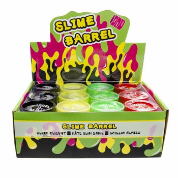 SLIME COLORÉ EN BARIL DANS PRÉSENTOIR (12 pcs.)