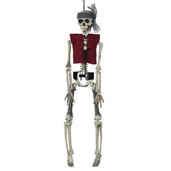 Squelette Pirate Suspendu 40 cm (Lot de 6) - Déco Halloween Grossiste