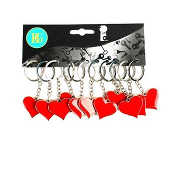 PORTE-CLÉS CŒUR (12 pcs.)