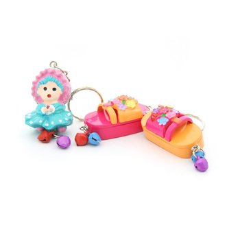 Porte-clés Figurine / Tongs (24 pcs)