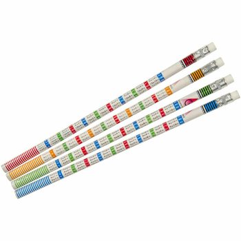 Crayon à Calcul avec Tables de Multiplication (12 pièces)