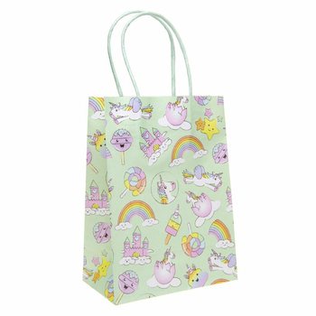 Sacs Cadeaux Licorne en Papier - 12 Pièces (16x9x22 cm)