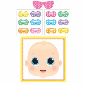 Jeu de Baby Shower - Stick the Dummy (12 pièces)