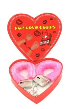 MENOTTES EN PELUCHE DANS UNE BO&Icirc;TE CADEAU DE LUXE (2 pcs)