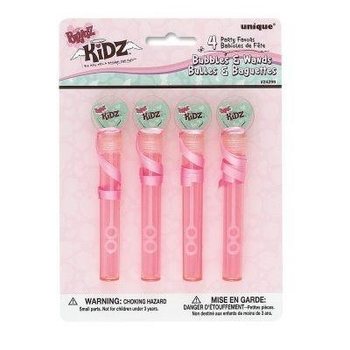 Set de bulles de savon Bratz 4 pièces sur carte (12 pcs)