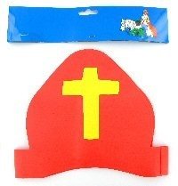 Mitre de Saint-Nicolas en Mousse (12 pcs)