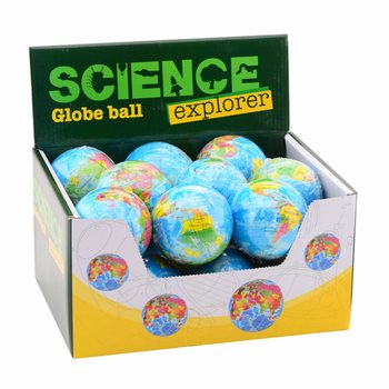 SCIENCE EXPLORER - Balle Globe Terrestre en Mousse &Oslash;6 cm (Pr&eacute;sentoir 18 pcs)