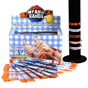***PRIX CHOC*** BRACELETS FAN HOLLANDE EN PR&Eacute;SENTOIR (160 pcs)