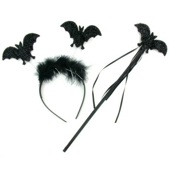 SERRE-TÊTE HALLOWEEN AVEC SCEPTRE (12 pcs)