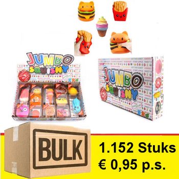 OFFRE MEGA BULK - JUMBO SQUISNY en PRÉSENTOIR (1.152 pcs)